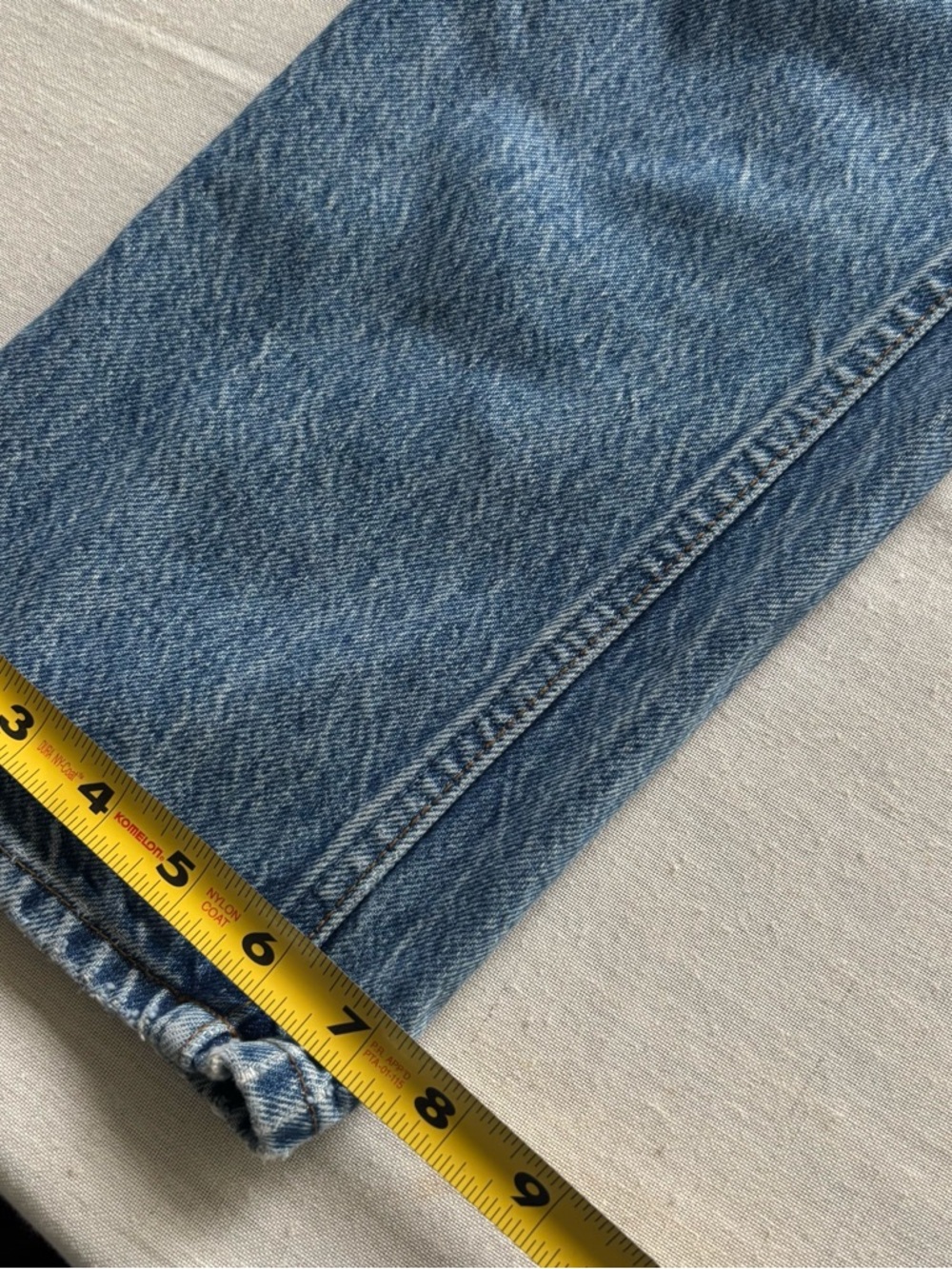 Reformation Kama Hanna High Rise Straight Jeans Medium Wash Size 27 - Picture 12 of 12